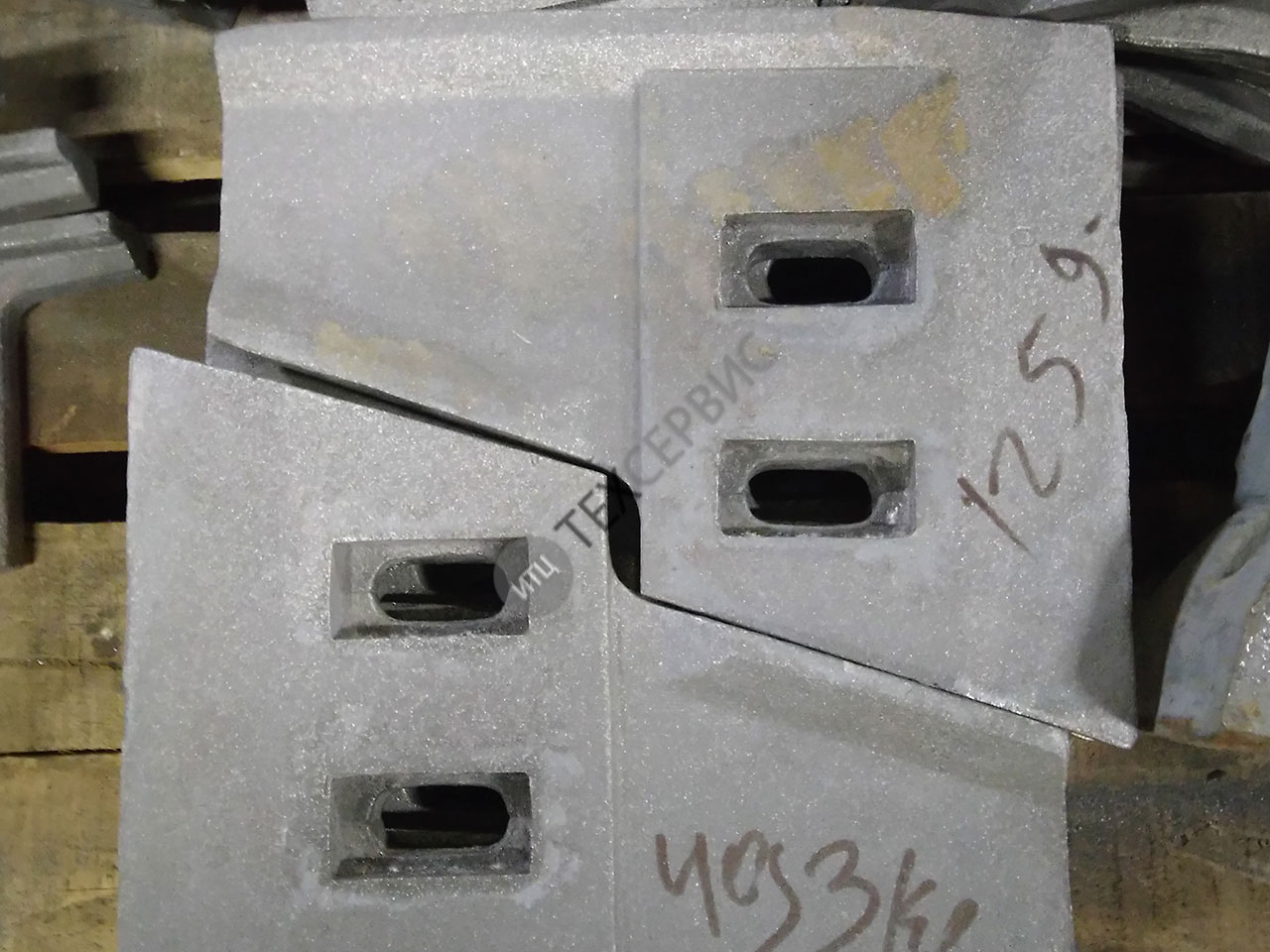 Поставка комплекта брони, рычагов и скребков (быстроизнашиваемые элементы) для немецкого бетонного завода BHS2.0 в г.Кемерово